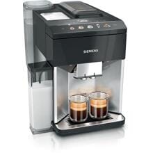 Siemens TQ517D03 EQ500 Kaffeevollautomat, 1500 W, integral, 1,9 L Wassertank, Tassenwärmung, TFT-Display, Edelstahl/ Klavierlack schwarz