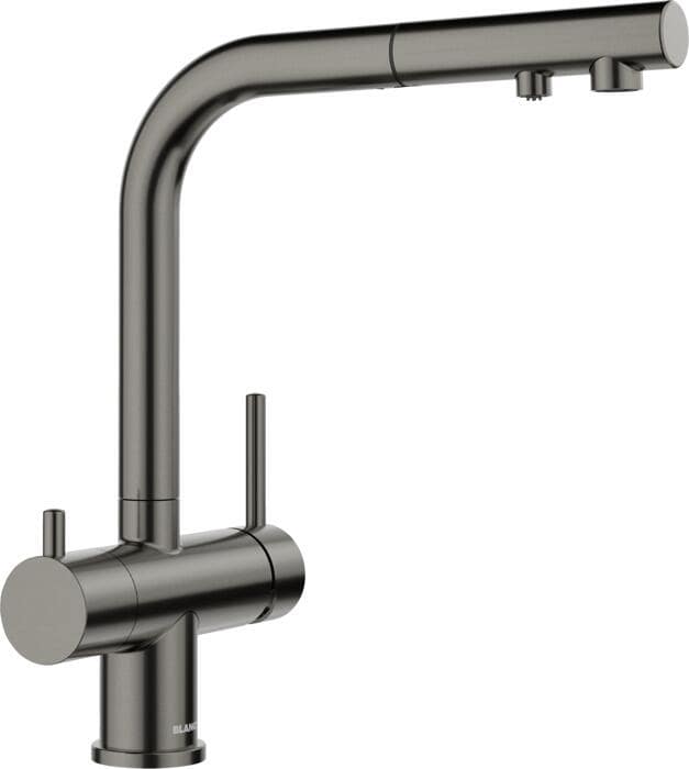 Kingston Brass KS7277PXBS – Englische Landhaus‑Küchenarmatur Mit Brücke & Brause, Satiniertes Messing