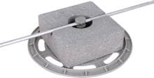 Dehn DLH 8.10 KS BES180 GP300 K Dachleitungshalter SET mit 4,6 kg Sockel Grundplatte u. Kunststoff-LH f. Rd 8-10mm (253335)