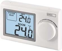 EMOS P5604 Raumthermostat, manuell, verkabelt, 8A, weiß (2101106000)