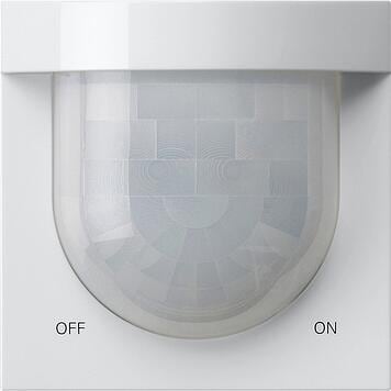 Gira 5375112 Bewegungsmelderaufsatz Standard, bis 2,2 m, System 3000, reinweiß glänzend