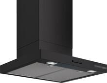 Bosch DWB63BC60 Serie 2 Wandhaube, 59,8 cm breit, 400 m3/h, 3 Leistungsstufen, LED-Beleuchtung, schwarz