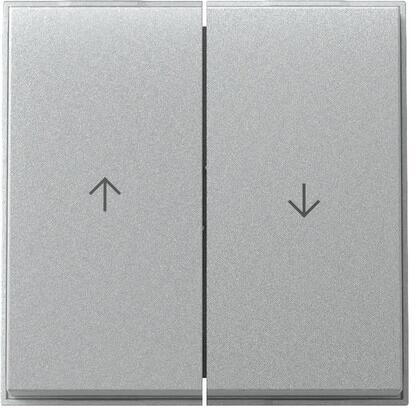 Gira 329465 Wippe mit 2 Pfeilsymbolen, 2fach, TX_44, Aluminium