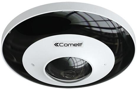 Comelit IPFCAMA06FA Kamera IP Fisheye 6MP, 1.1 mm, 30 m Reichweite, weiß/schwarz