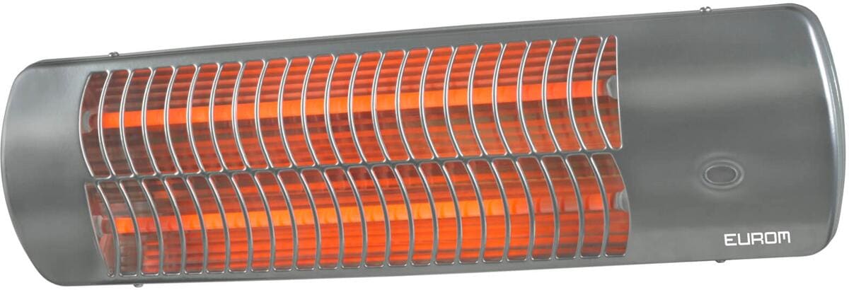 Eurom QH1203 Elektrische Badheizung, 1200W, 3 Leistungsstufen, Wandmontage (351224)
