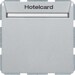 Berker 16408984 Relais-Schalter mit Zentralstück für Hotelcard, S.1/B.3/B.7, alu matt, lackiert
