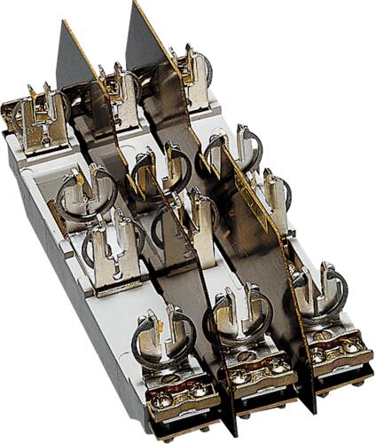 Hager L00T Sicherungsunterteil NH00 6x160A Tandem, mit Käfigklemme bis 70mm², Sammelschiene