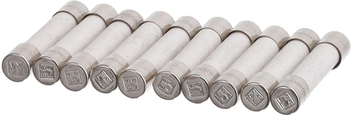 Bosch Siemens 00152386 Sicherung elektrisch, 10A F 500V 6,3x32mm - 10 Stück