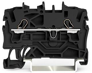 Wago 2002-1205 2-Leiter-Durchgangsklemme, Ex e II geeignet, Push-in CAGE CLAMP , 2,50 mm²; schwarz