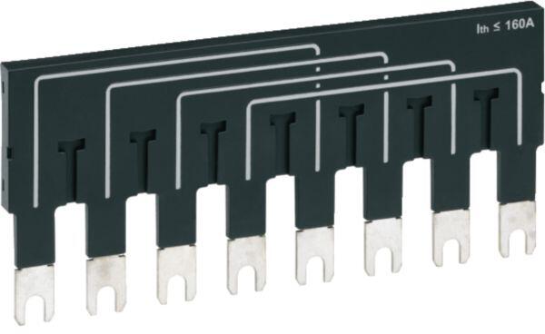 Hager HZI401 Überbrückungsschienen, 2x4P, 160A