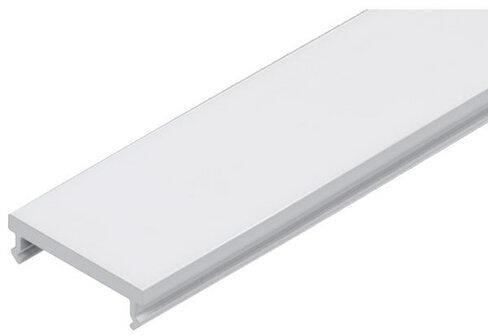 Brumberg Klick-Abdeckung, L x B x H: 2000 x 13,1 x 3,8 mm, PMMA, opal (53400070)