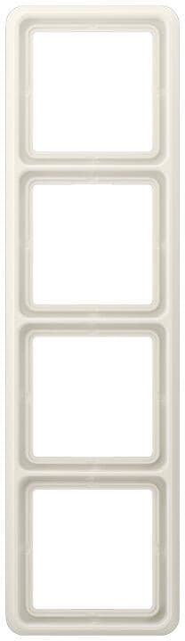 JUNG CD584W Rahmen 4fach, cremeweiß