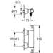 GROHE Grohtherm Special Thermostat-Waschtischbatterie, Wandmontage, ohne Auslauf, Abgang unten für Auslauf 13378 oder 13380, chrom (34666000)