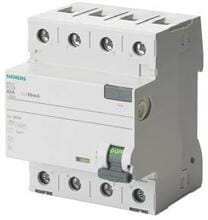 Siemens 5SV3322-4 FI-Schutzschalter, 2-polig, Typ B, kurzzeitverzögert, 25A, 30mA, 230V
