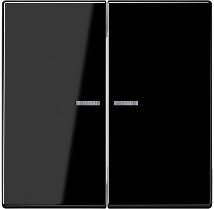 Jung LS995KO5SW Wippe mit Lichtleiter, schwarz