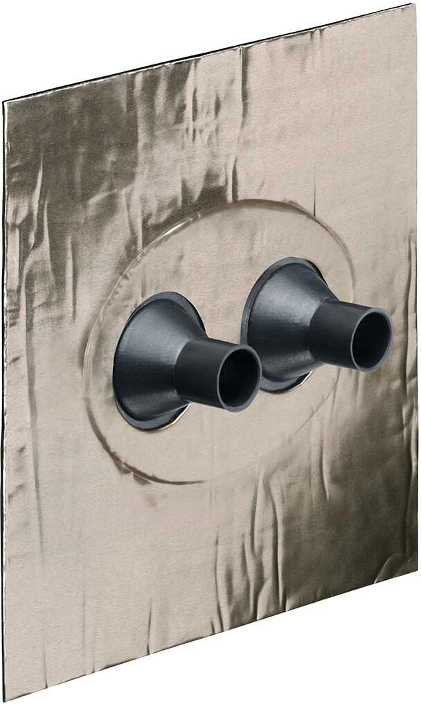 Kaiser 9079-55 Doppel Alu-Butyl Dichtungsmanschette, 15-22mm (VPE = 10 Stk.)