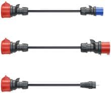 go-e Adapterset go-e Charger Gemini flex 11 kW, Drehstrom, Campingsteckdose, Haushaltssteckdose (CH-04-33)