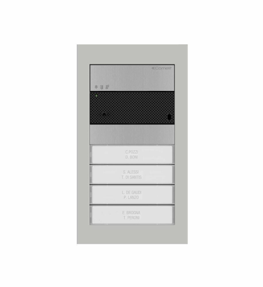 Comelit UT9152HW Adapterrahmen, 2-Module, horizontal, 307x190x3 mm, weiß