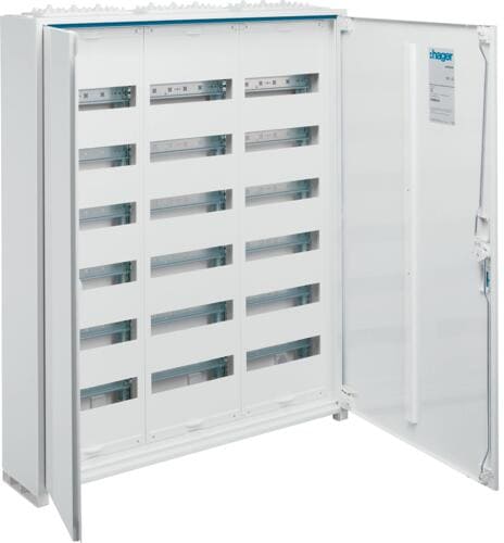 Hager FWB63S Feldverteiler AP, univers, IP44, SKII, 216PLE, 950x800x161 mm, QuickConnect