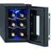 ProfiCook PC-WK 1230 Glastürkühlschrank, 17L, 25cm breit, Sensor Touch-Steuerung, Anti-Vibrationssystem, schwarz