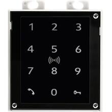 2N 91550945-S Touch-Tastatur/RFID secured Kartenlesegerät mit NFC für IP Verso, 125 KHz/13,56 MHz