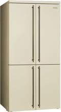 Smeg FQ60CPO6 Stand Side-by-Side Kombination, 91,5 cm breit, 572 L, No Frost, LED Beleuchtung, creme