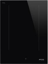 Smeg SIM3323D Induktionskochfeld, 38 cm breit, Eclipse-Glaskeramik, C-Schliff, Multizone, Timer, schwarz