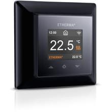 Etherma eTOUCH-PRO-1-B Smart-Thermostat mit Wi-Fi und App-Steuerung, 5-40°C, 16A, schwarz (41432)
