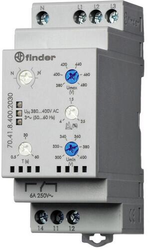 Finder 70.41.8.4002030 Multifunktion-3-Phasenüberwachung (704184002030)