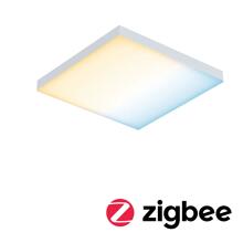 Paulmann LED Panel Smart Home Zigbee 3.0 Velora eckig 225x225mm 8,5W 800lm Tunable White, dimmbar, weiß matt (79824)
