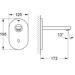 GROHE Euroeco Cosmopolitan E Bluetooth Infrarot-Elektronik, für Waschtisch, DN 15, ohne Mischung, Fertigmontageset für UP-Einbaukasten, mit Trafo, chrom (36410000)