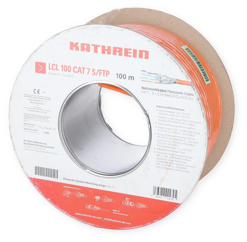 Kathrein Cat7 LCL 100/100m Netzwerkkabel, S/FTP (215500013)