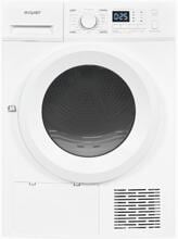 Exquisit TWP 803-030 Wärmepumpentrockner, 59,5 cm breit, 16 Programme, Kindersicherung, Knitterschutz, Innenbeleuchtung, weiß