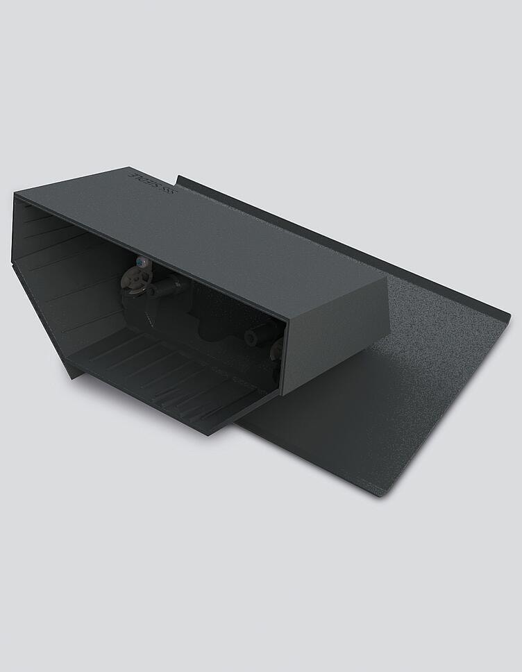 Siedle ZTA 150-0 S Tischzubehör für Siedle Axiom In-Home, Tischmontage, Kunststoff, für Innenstation schwarz (210012300-00)