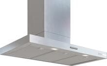 Bosch DWB95CC30 Serie 4 Wandhaube, 90 cm breit, 594 m³/h, 3 Leistungsstufen, Metalloptik