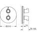 GROHE Grohtherm Special Thermostat-Brausebatterie, Fertigmontageset für Rapido T, chrom (29094000)