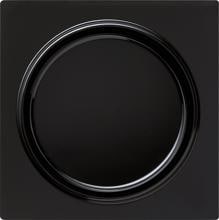 Abdeckung und Wippe für Wippschalter und Wipptaster mit steckbarer Abdeckung, S-Color, schwarz, Gira 029647