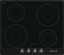 Smeg SI964NM Autarkes Induktionskochfeld, 60 cm breit, Bedienknebel, Topferkennung, Schnellstart, Kindersicherung