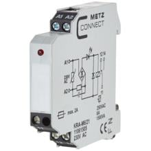 Metz Connect 11061505 Koppelbaustein KRA-M6/21, 1 Wechsler, 230 V AC