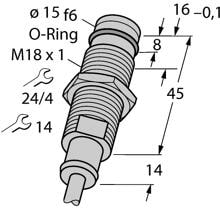 Turck BID2-G180-AP6/S212 Induktiver Sensor für hohe Drücke (1688003)