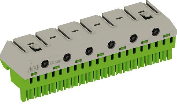 STRIEBEL & JOHN ZK206G PE Quick-Steckklemme, 20x1,5-4mm², 6x2,5-25mm², gelb-grün (2CPX062762R9999)