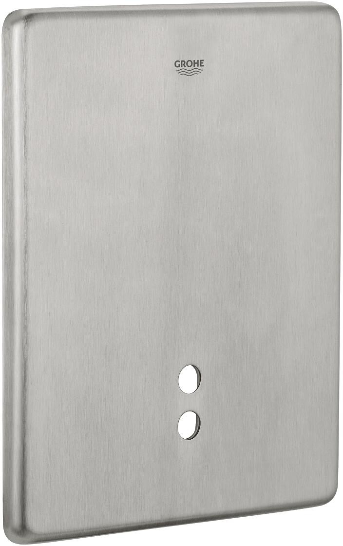 GROHE Tectron Skate Abdeckplatte, ohne Tectron-Electronic, 156 x 197 mm, edelstahl (42191SD0)