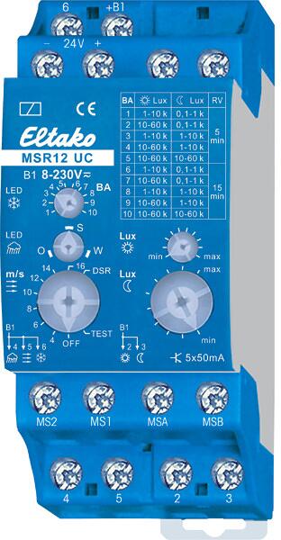 Eltako MSR12-UC Multifunktions Sensorrelais IP20 (22500501)
