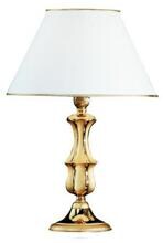 Brumberg ARANDA Tischleuchte, E27, 1x60 W max., mit Schirm Chintz beige, gold glänzend / gold matt (820535)