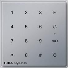 Gira 260565 Keyless In Codetastatur, TX_44, Alu lackiert