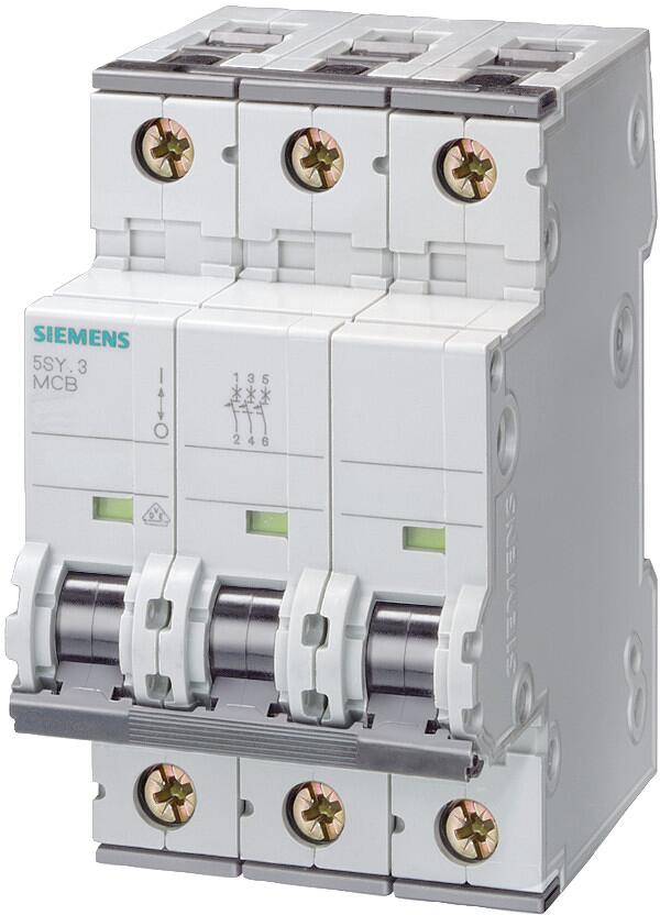 Siemens 5SY4320-6 Leitungsschutzschalter 400V 10kA, 3-polig, B, 20A, T=70mm