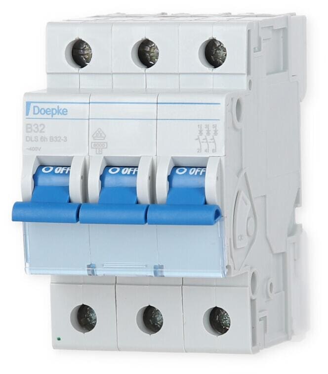 Doepke DLS 6h B32-3 Leitungsschutzschalter, 3-polig, B-Charakteristik, 32A (09914116)