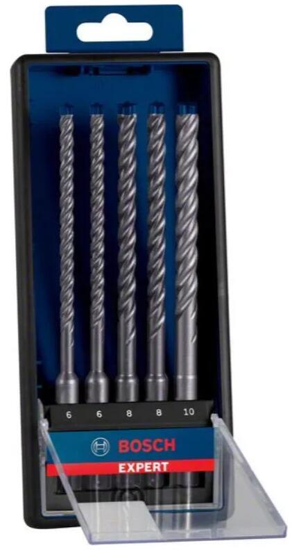 Bosch EXPERT SDS plus-7X Hammerbohrer-Set, 6/6/8/8/10mm, 5-tlg. (2608900198)