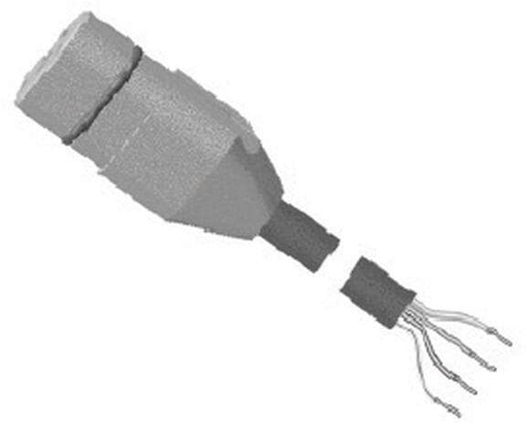 Weißes 4-adriges Dehnbares Teleskopkabel 28AWG 0,1 Produktbild-Vorschau 6