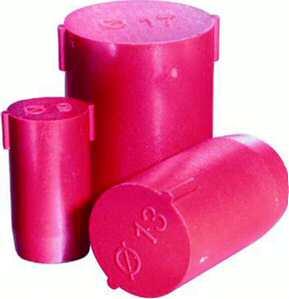 Wiska BS 21 Blindstopfen, Ø 21mm, rot (10064014)